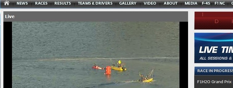 Hände en hel del i sista UIM F1 tävlingen för året..