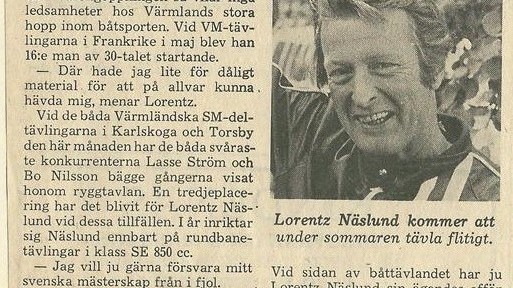 World OE Championship race Aix-les-Bains, France 1975