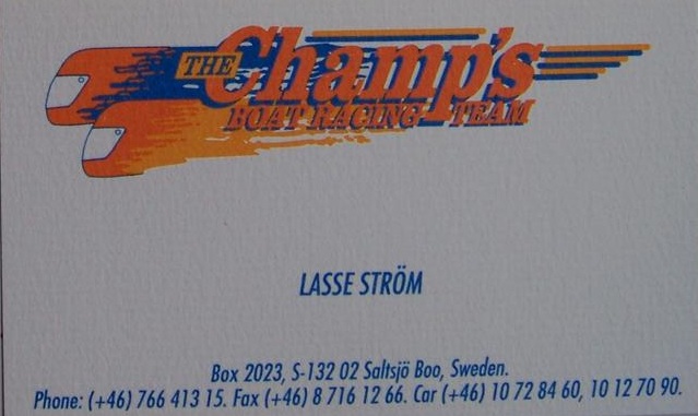 The Champ´s Boat Racing Team