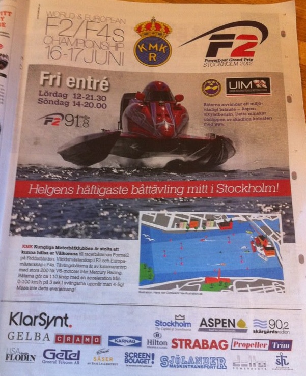 Äntligen är det dags att "spruta vatten" på varandra igen.. mitt i Stockholm..