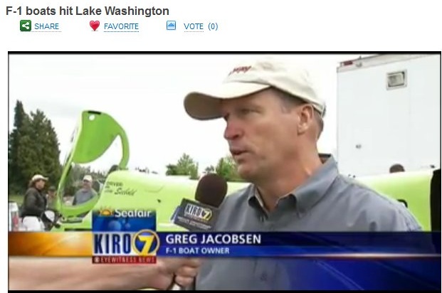 F-1 boats hit Lake Washington