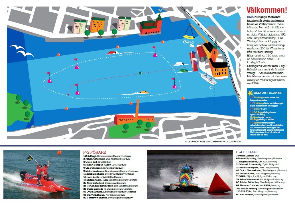 Program Stockholm GP 2012. Förare, bana m.m…