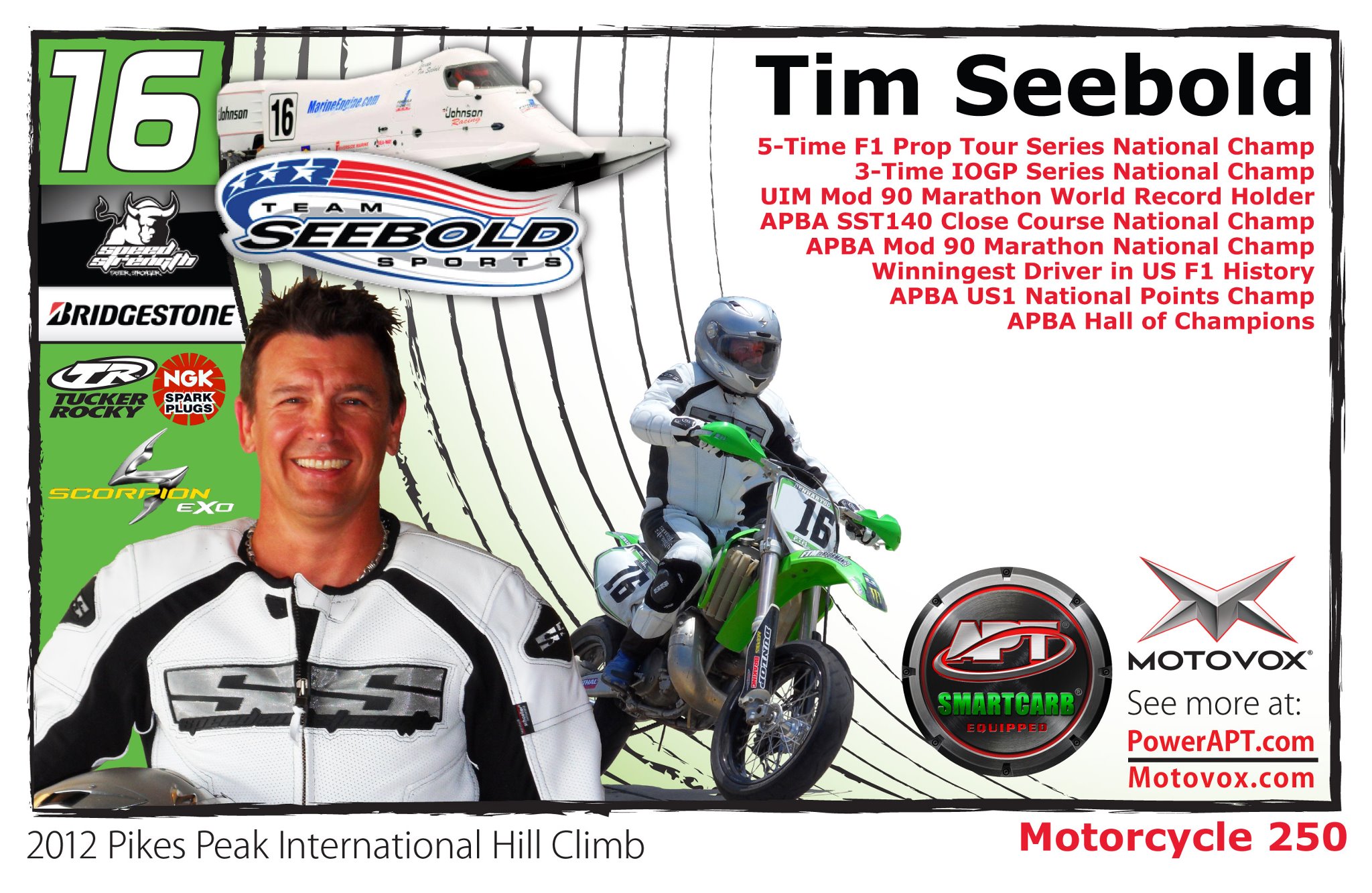 Tim Seebold is ready for the Pikes Peak International Hill Climb race.