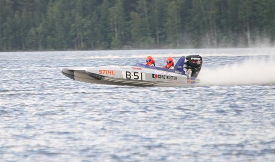 Söderholm-Ingemarsson of Sweden UIM 3 B European Champions.