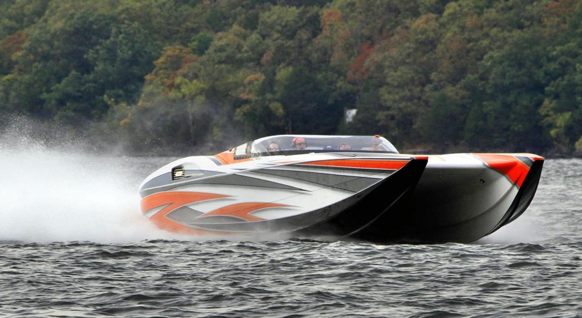 “Agent Orange”..a ride in a 150+ mph MTI cat..