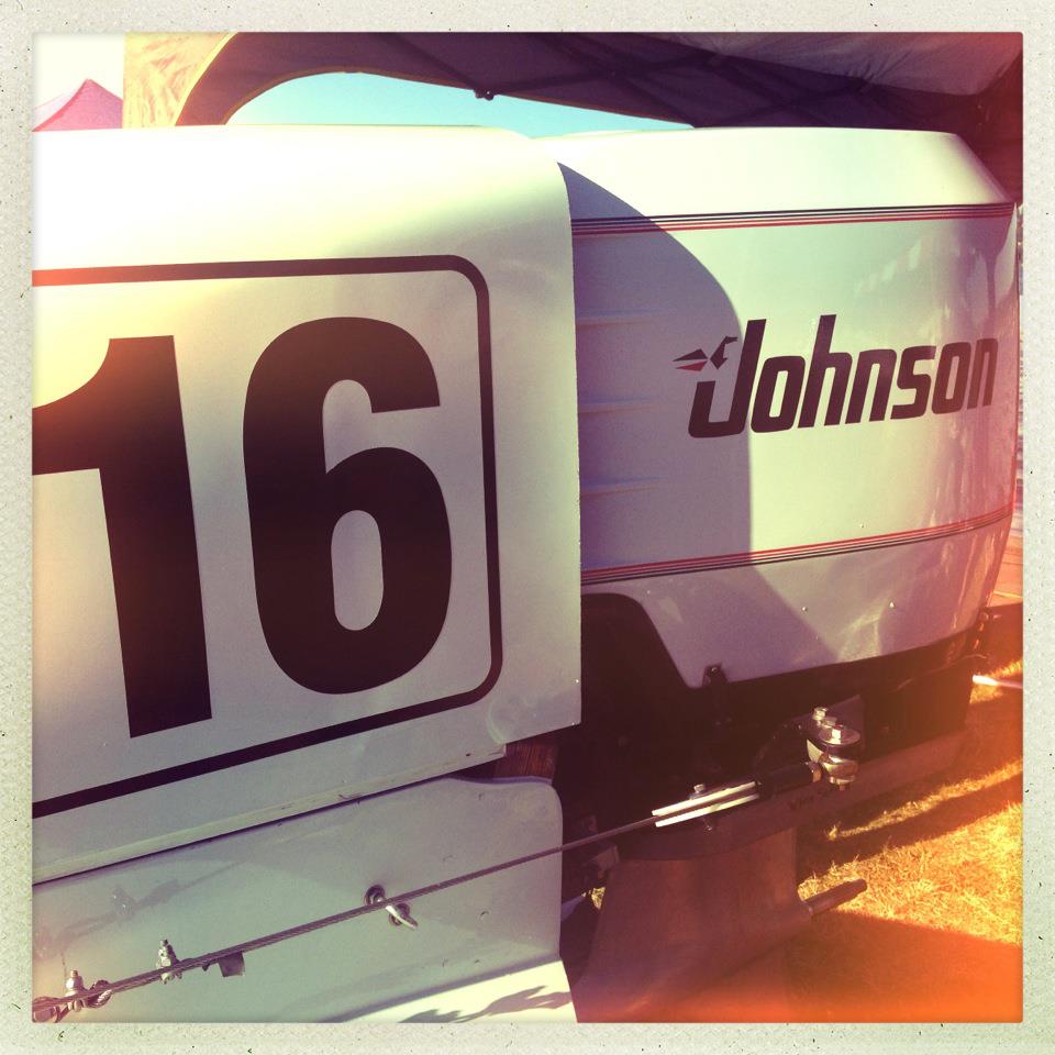 Tim Seebold/Johnson V-6  on the pole position in F1 PROP Tour Seattle, WA