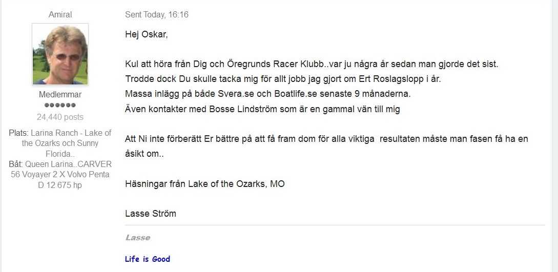 ÖRK och Roslagsloppet har fortfarande inga resultat..!!..DEL 2