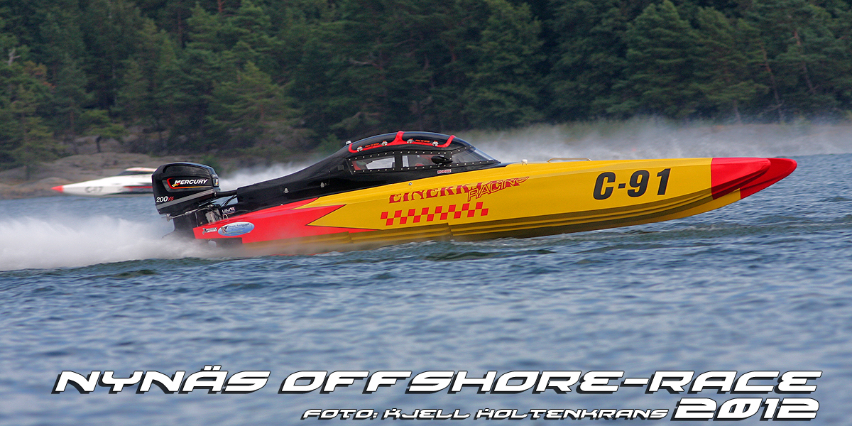 Marcus Johnsson  from Finland  3 C European Champion in Nynäs Offshore race.