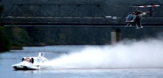 World speed record on water is currently 317.60 MPH in the “Spirit of Australia”
