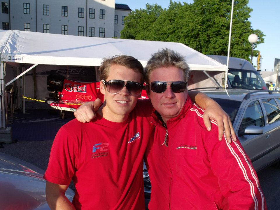 F2 World Champ Erik Stark of Sweden is stepping up to UIM F1..